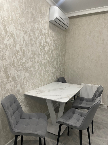 Стол на тумбе Бугун белый / золото фото покупателя 79