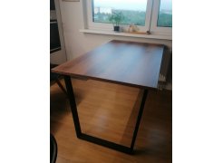 Стол Лота Лофт 140 25 мм черный матовый / бетон фото покупателя 626