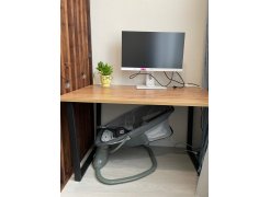 Стол Лота Лофт 140 25 мм черный матовый / бетон фото покупателя 662