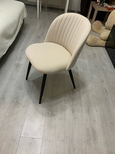 Стул на металлокаркасе Gabi 1 light purple / black фото покупателя 931