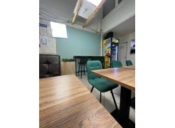 Стул на металлокаркасе Чилли синяя ткань / белый фото покупателя 479