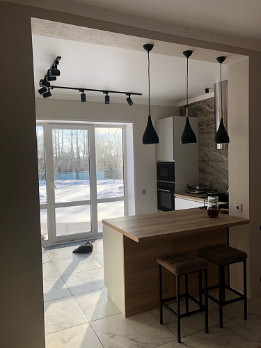 Барный стул Лофт катания лаванда / белый матовый фото покупателя 10