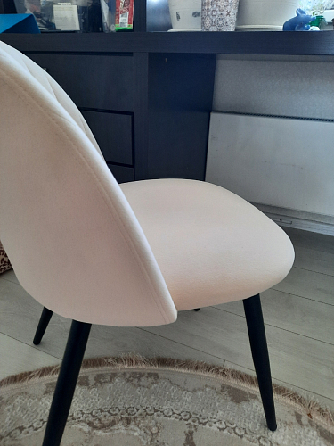 Стул на металлокаркасе Gabi 1 темно-серый / черный фото покупателя 312