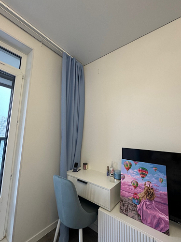 Стул на металлокаркасе Kora light blue / white фото покупателя 395