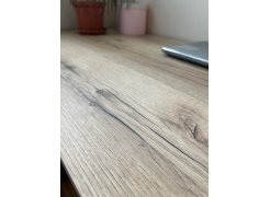 Письменный стол Битти Лофт 116х60х75 дуб делано темный / черный матовый фото покупателя 99