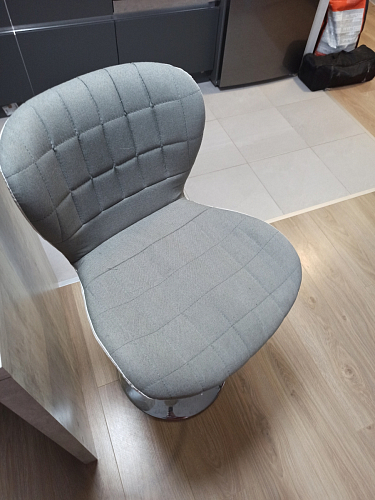 Барный стул Brend серый / белый фото покупателя 5