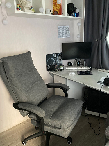 Компьютерное кресло Rapid серое фото покупателя 147