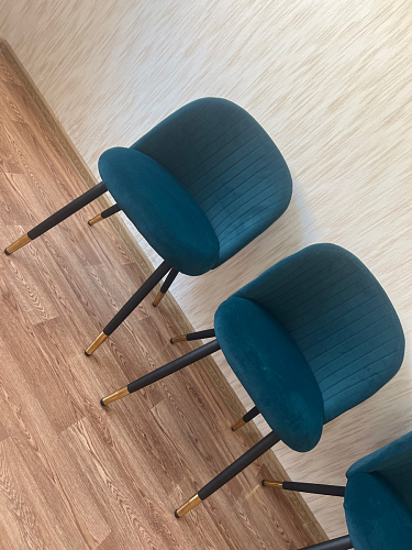 Стул на металлокаркасе Gabi gray / black фото покупателя 64