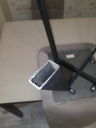 Стул на металлокаркасе Чилли бежевый / белый каркас фото покупателя 1002