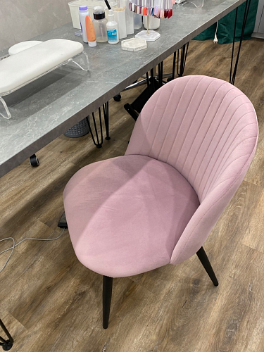 Стул на металлокаркасе Gabi gray / black фото покупателя 718