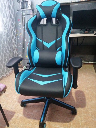 Компьютерное кресло Racer черный / красный / бежевый фото покупателя 62