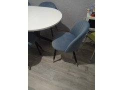 Стул на металлокаркасе Gabi 1 gray / black фото покупателя 598