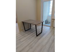 Стол Лота Лофт 140 25 мм юта / белый матовый фото покупателя 605