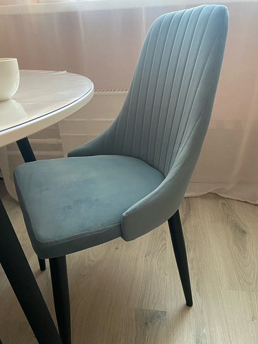 Стул на металлокаркасе Kora white / gray фото покупателя 241