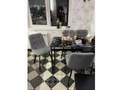 Стул на металлокаркасе Чилли черный фото покупателя 359