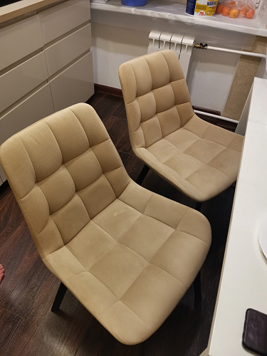 Стул на металлокаркасе Челси бирюзовый / черный фото покупателя 155