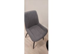 Стул на металлокаркасе Вейв темно-серый / черный фото покупателя 176