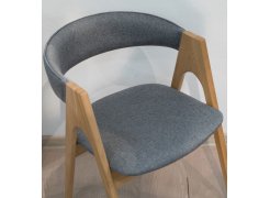 Кресло Kaede beige / темный орех из шоурума 4