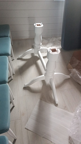 Деревянный стол Красидиано 150 белый фото покупателя 4