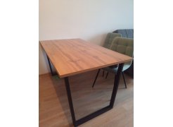 Деревянный стол Лота Лофт 120(160)х75 черный матовый / бетон светлый фото покупателя 153