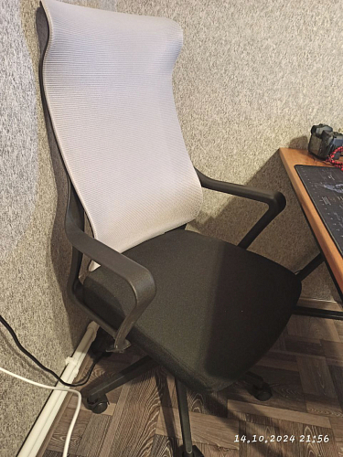 Компьютерное кресло Rino light gray / black фото покупателя 9