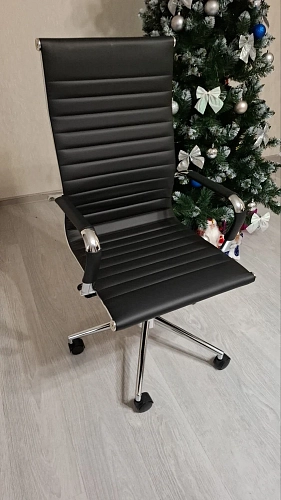 Компьютерное кресло Reus pu white / chrome фото покупателя 23