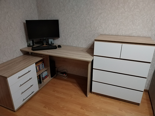 Компьютерный стол КСТ-109Л венге фото покупателя 104