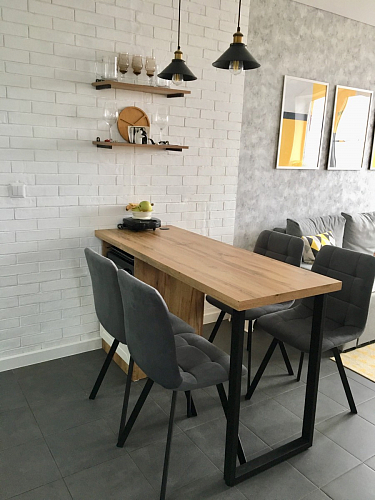 Стул на металлокаркасе Чилли бирюзовый / черный фото покупателя 999