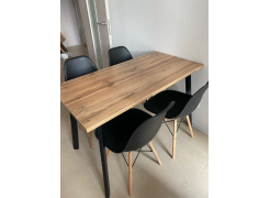 Стол Тринити Лофт 120 32 мм бетон / черный матовый фото покупателя 100