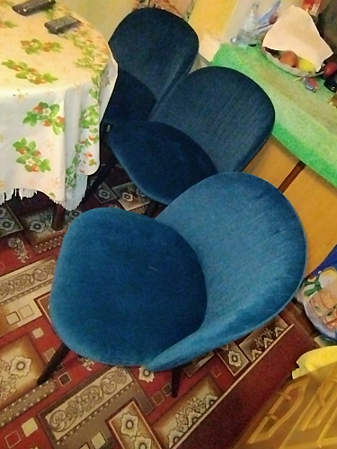 Стул на металлокаркасе Gabi wine red / black фото покупателя 823