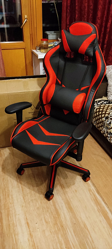 Компьютерное кресло Racer черное / красное фото покупателя 34