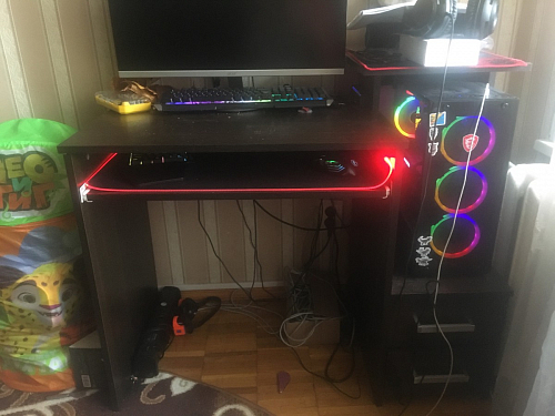 Компьютерный стол Джаз-24 левый дуб сонома фото покупателя 122