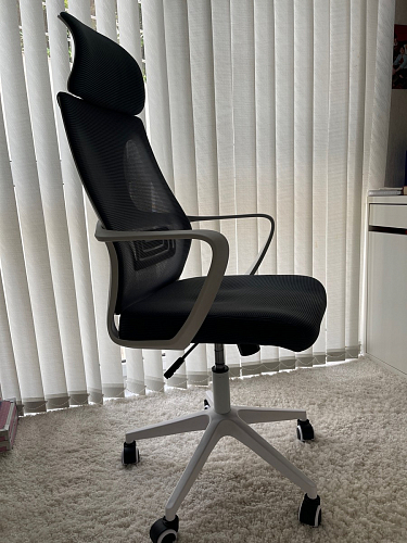 Компьютерное кресло Golem dark gray / gray / white фото покупателя 40