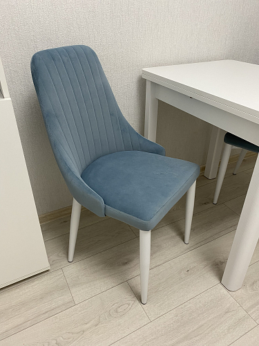 Стул на металлокаркасе Kora black / gray фото покупателя 474