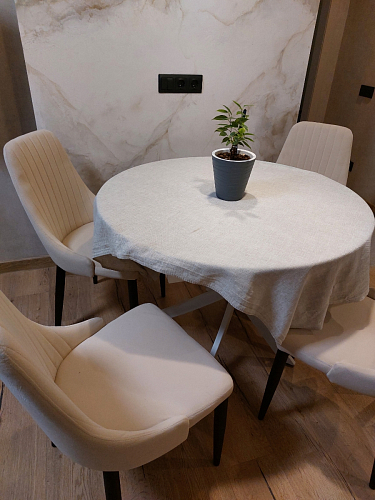 Стул на металлокаркасе Kora beige / black фото покупателя 146