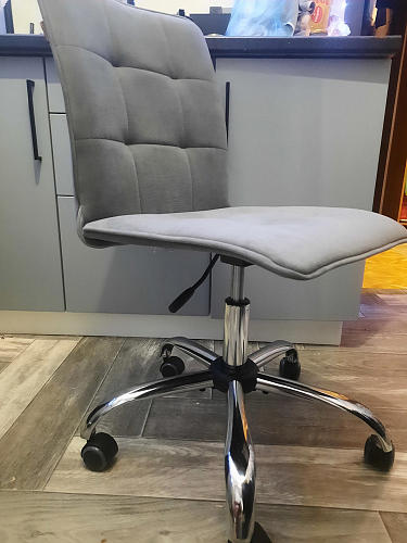 Компьютерное кресло One/Ван флок молочный 4 фото покупателя 87