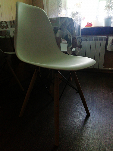 Пластиковый стул Eames PC-015 желтый фото покупателя 293