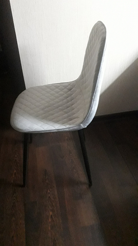 Стул на металлокаркасе Capri голубой фото покупателя 108