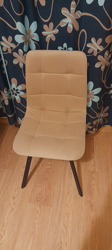 Комплект стульев Чилли 2 шт бежевый / черный фото покупателя 1183