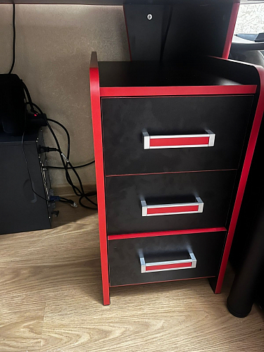 Тумба Ханна черная / красная - Уцененный экземпляр фото покупателя 122