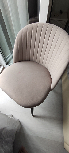 Стул на металлокаркасе Gabi latte / gold / black фото покупателя 224