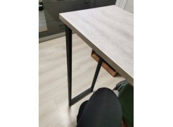 Барная стойка Дилан Лофт 120х40х90 бетон светлый фото покупателя 99