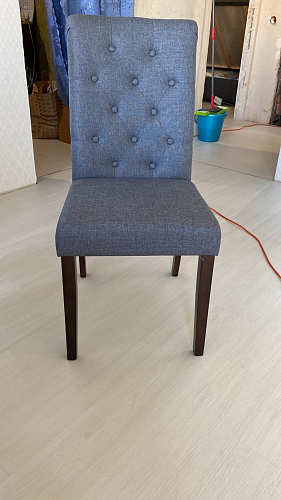 Стул Amelia dark walnut / fabric grey фото покупателя 1