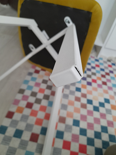 Стул на металлокаркасе Чилли синий / белый фото покупателя 1093