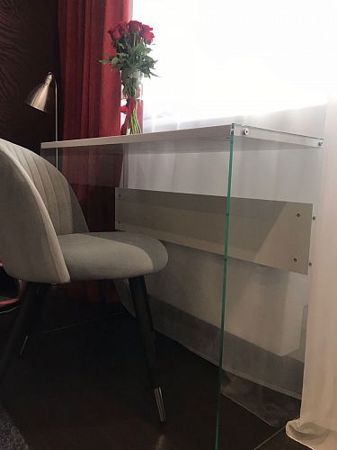 Стул на металлокаркасе Gabi 1 темно-серый / черный фото покупателя 141