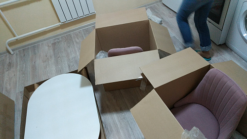 Стул на металлокаркасе Kora wine red / black фото покупателя 473