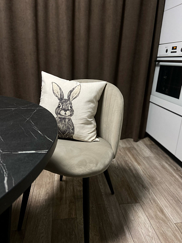 Стул на металлокаркасе Gabi 1 light purple / black фото покупателя 265