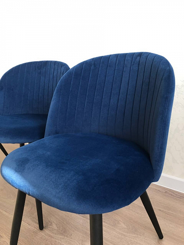 Стул на металлокаркасе Gabi gray / black фото покупателя 307