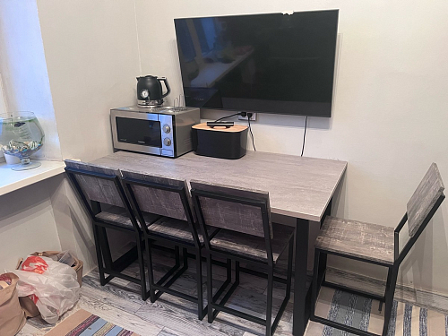 Стол Лота Лофт 120 32 мм бетон / черный матовый фото покупателя 416