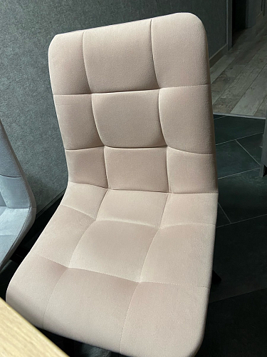 Стул на металлокаркасе Чилли бежевый / белый каркас фото покупателя 750